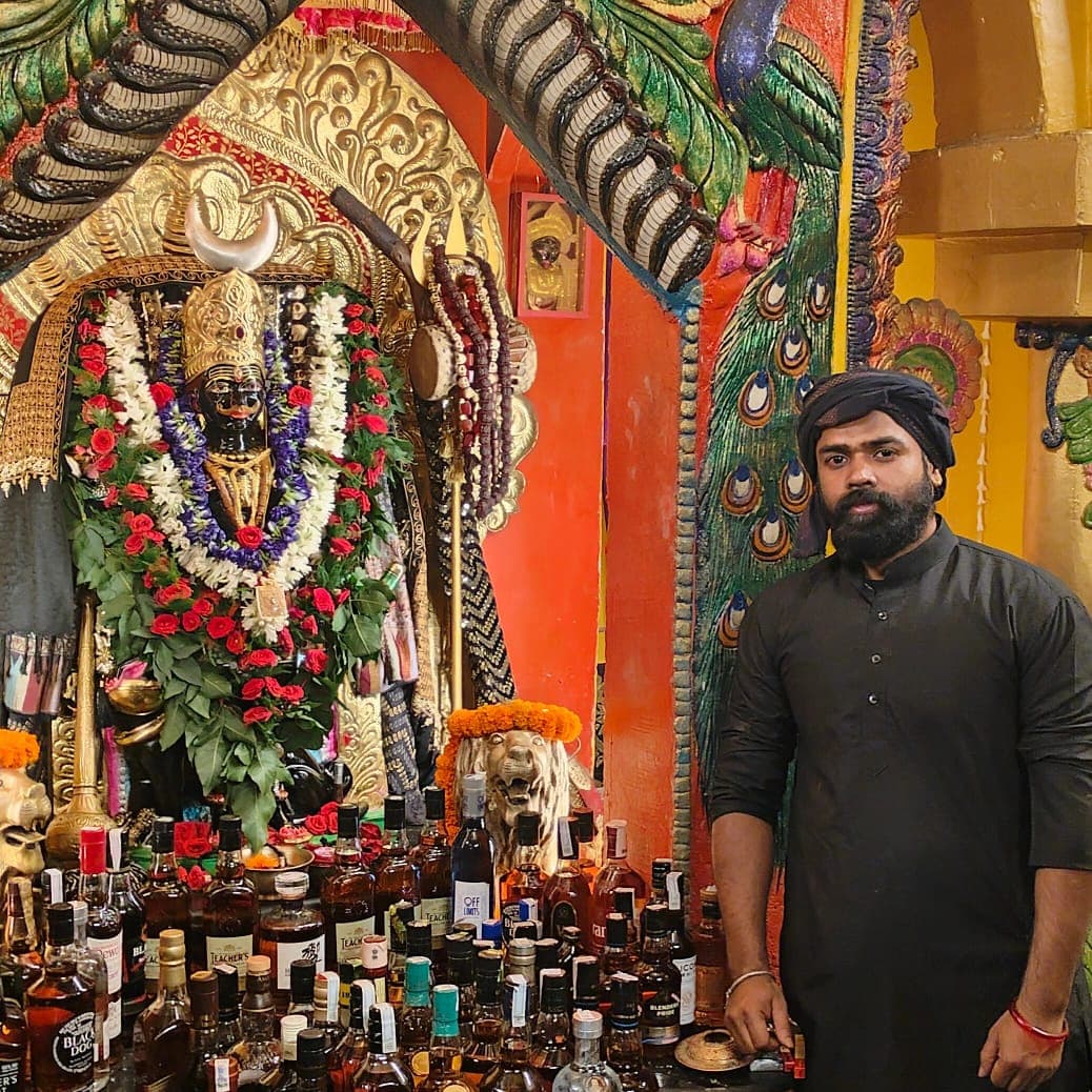 Nand Nath at the Sacred Shrine